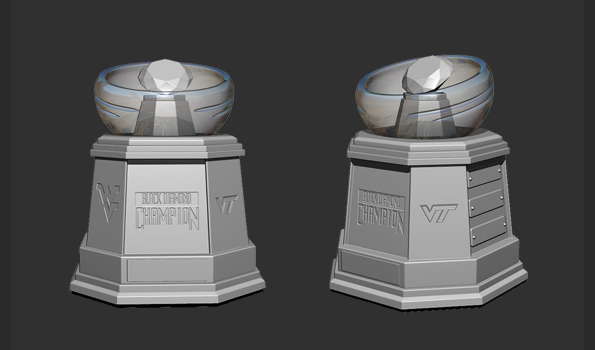 Black Diamond Trophy 3D Model
