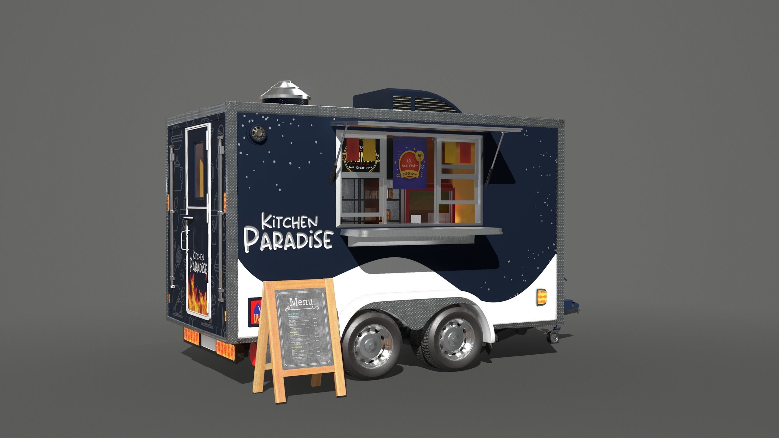 Food Trailer Truck
